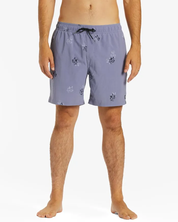 Billabong Sundays Layback Boardshorts 17quot Dusty Grape Men Elastic Waist Boardshorts Billabong Sundays Layback Boardshorts 17quot Dusty Grape Men Elastic Waist Boardshorts