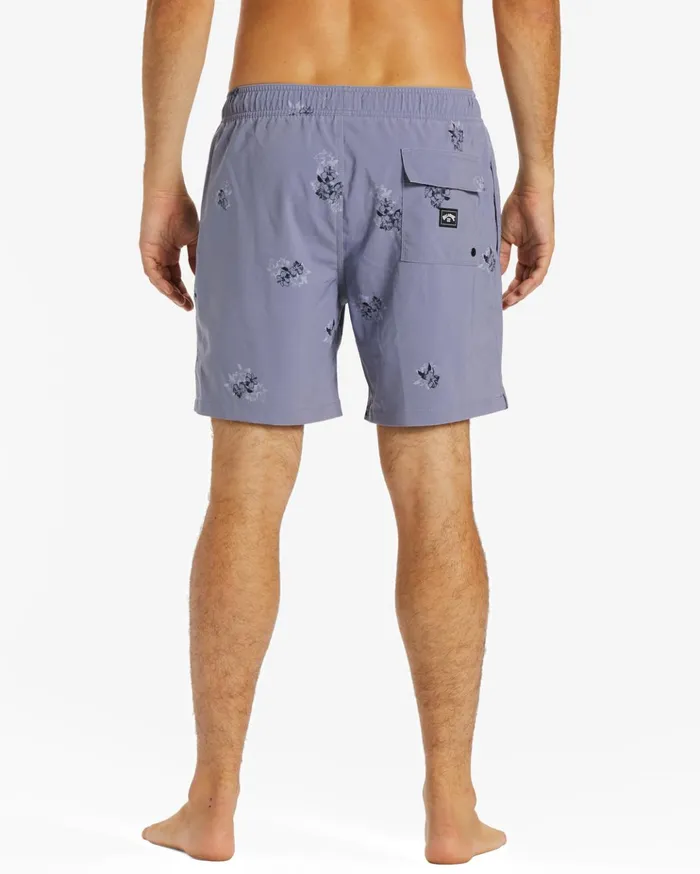 Billabong Sundays Layback Boardshorts 17quot Dusty Grape Men Elastic Waist Boardshorts Billabong Sundays Layback Boardshorts 17quot Dusty Grape Men Elastic Waist Boardshorts