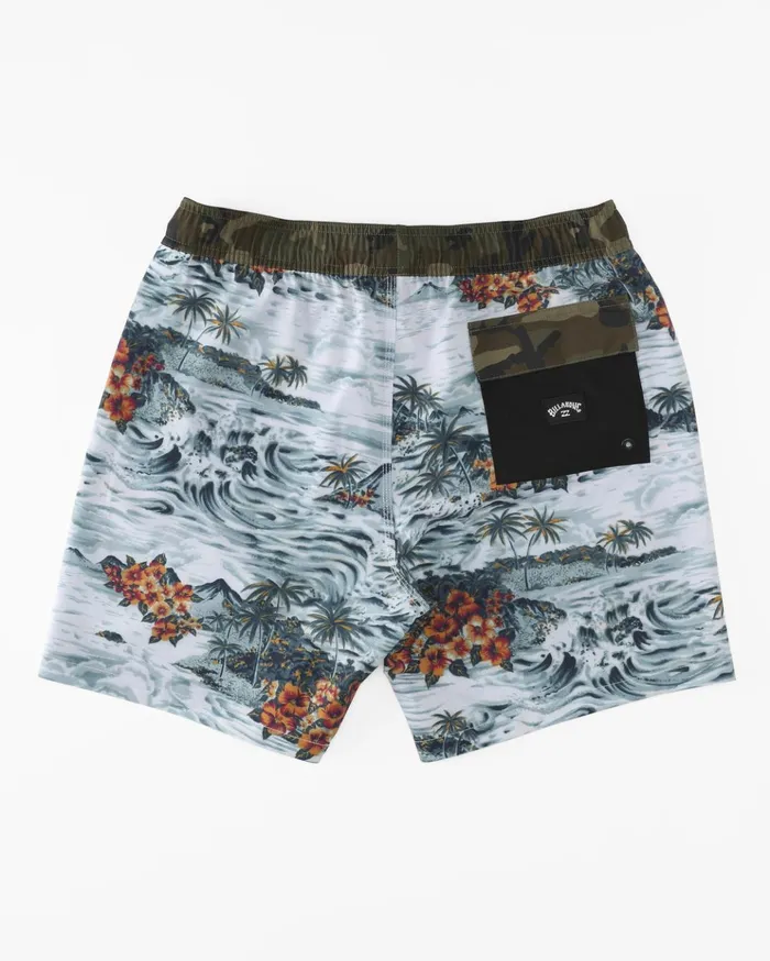 Billabong Sundays Layback Boardshorts 17quot Seafoam Men Elastic Waist Boardshorts Billabong Sundays Layback Boardshorts 17quot Seafoam Men Elastic Waist Boardshorts