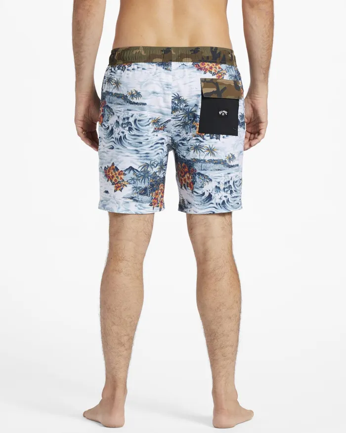 Billabong Sundays Layback Boardshorts 17quot Seafoam Men Elastic Waist Boardshorts Billabong Sundays Layback Boardshorts 17quot Seafoam Men Elastic Waist Boardshorts