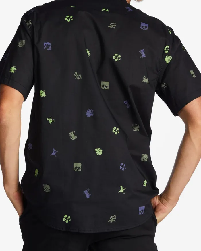 Billabong Sundays Mini Short Sleeve Shirt Black Men Shirts Billabong Sundays Mini Short Sleeve Shirt Black Men Shirts