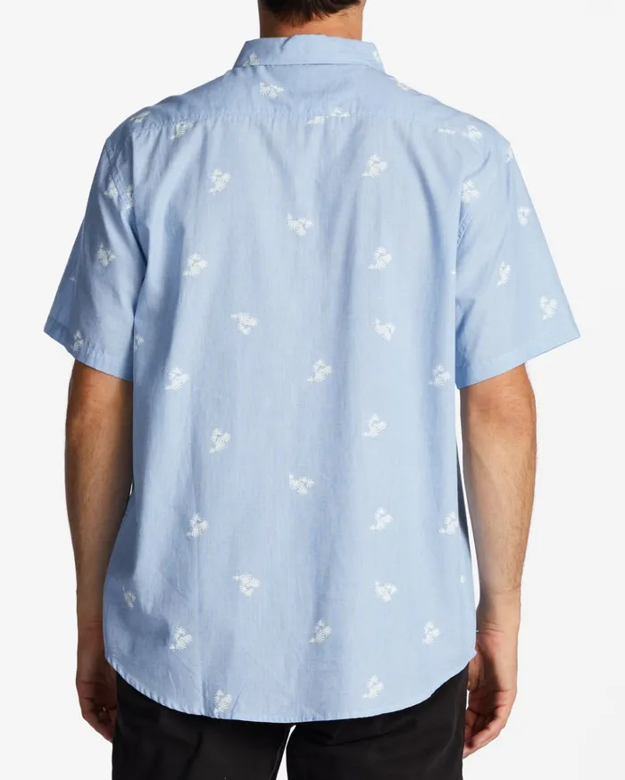 Billabong Sundays Mini Short Sleeve Shirt Light Blue Men Shirts Billabong Sundays Mini Short Sleeve Shirt Light Blue Men Shirts