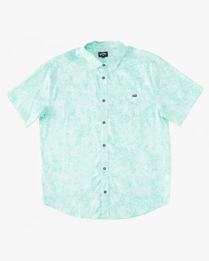 Billabong Sundays Mini Short Sleeve Shirt Mint Men Shirts Billabong Sundays Mini Short Sleeve Shirt Mint Men Shirts