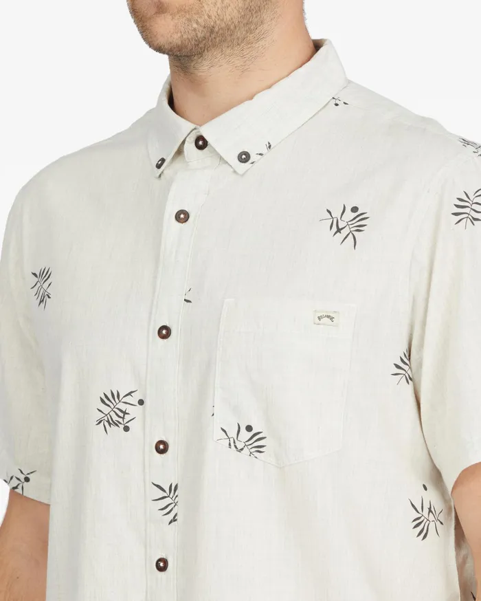 Billabong Sundays Mini Short Sleeve Shirt Oatmeal Heather Men Shirts Billabong Sundays Mini Short Sleeve Shirt Oatmeal Heather Men Shirts