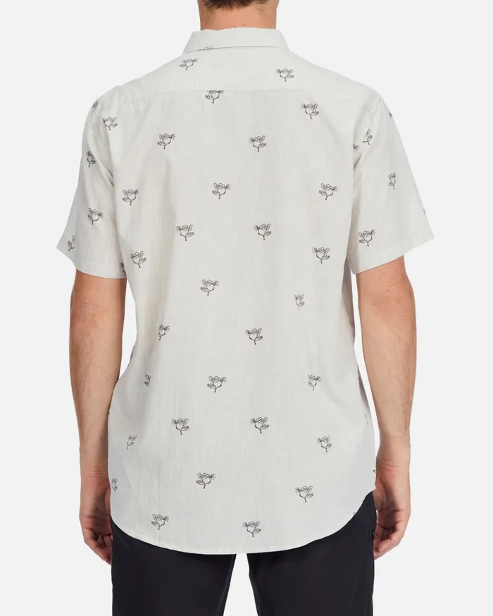 Billabong Sundays Mini Short Sleeve Shirt Stone Heather Men Shirts Billabong Sundays Mini Short Sleeve Shirt Stone Heather Men Shirts