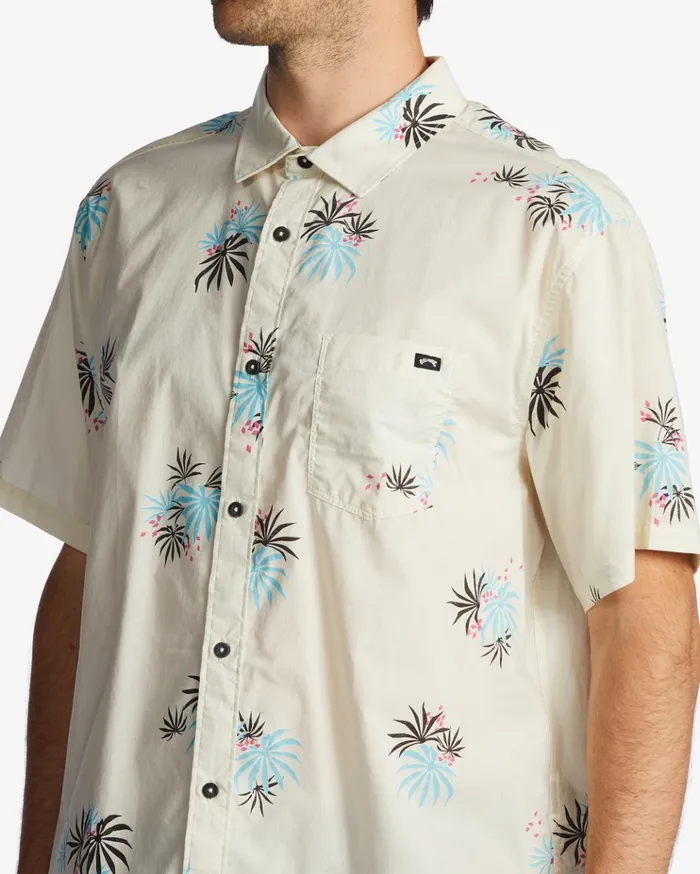 Billabong Sundays Mini Short Sleeve Shirt Stone Men Shirts Billabong Sundays Mini Short Sleeve Shirt Stone Men Shirts
