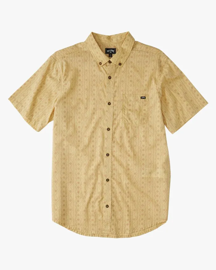 Billabong Sundays Mini Short Sleeve Shirt Straw Men Shirts