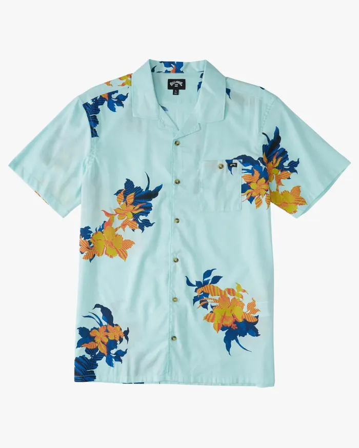 Billabong Sundays Vacay Short Sleeve Shirt Minty Men Shirts Billabong Sundays Vacay Short Sleeve Shirt Minty Men Shirts