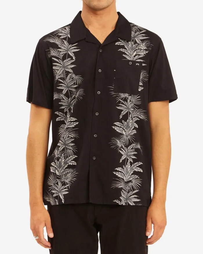 Billabong Sundays Vacay Short Sleeve Shirt Stealth Men Shirts