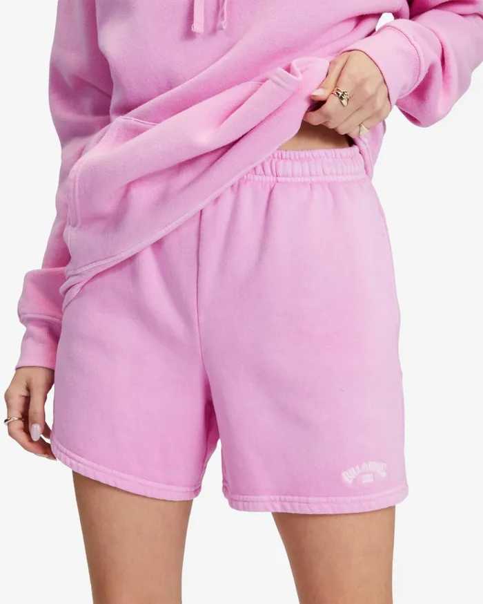 Billabong Surf Classic 5 HighWaist Sweatshorts Paradise Pink Women Shorts Billabong Surf Classic 5 HighWaist Sweatshorts Paradise Pink Women Shorts