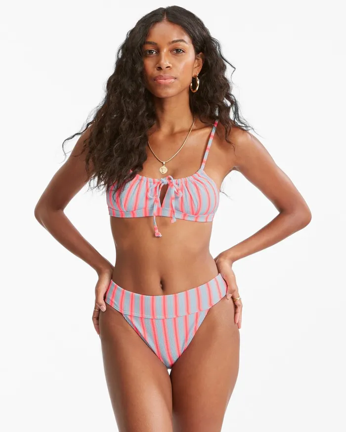 Billabong Surf Stripe Aruba Bikini Bottoms Morning Sky Women Bikini Bottoms Billabong Surf Stripe Aruba Bikini Bottoms Morning Sky Women Bikini Bottoms