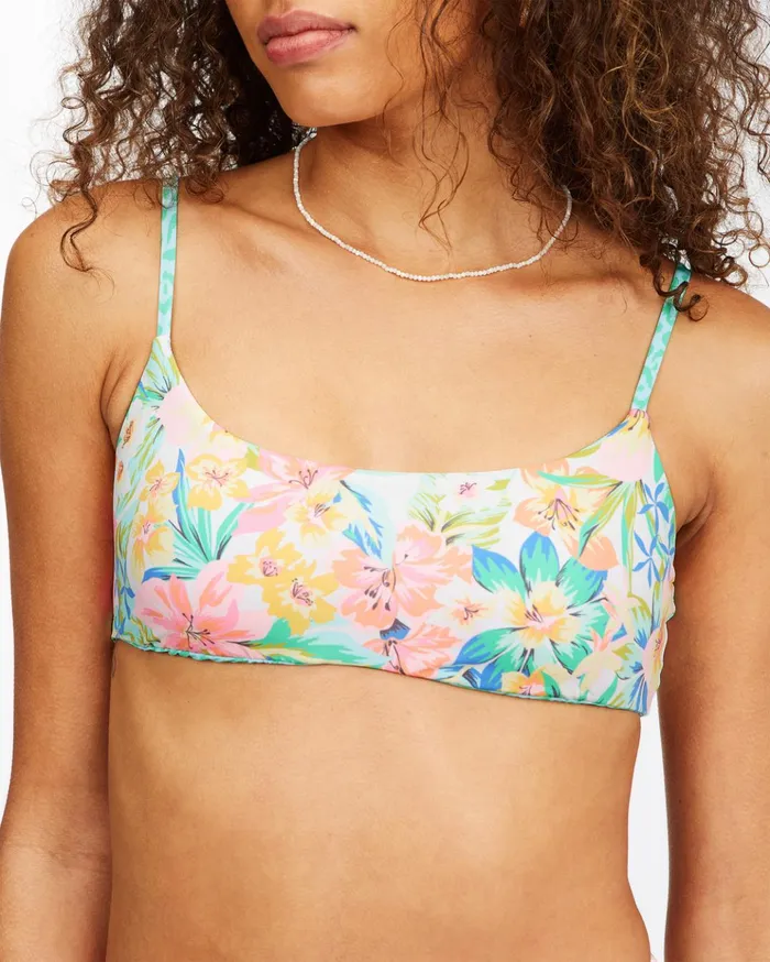 Billabong Sweet Tropics Skinny Mini Reversible Bikini Top Multi Women Bikini Tops Billabong Sweet Tropics Skinny Mini Reversible Bikini Top Multi Women Bikini Tops