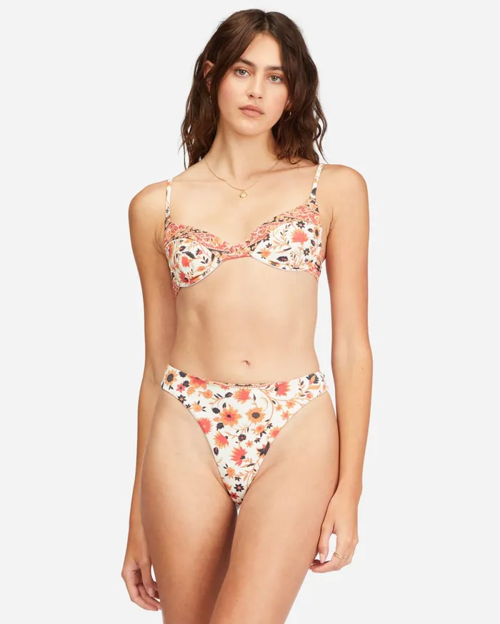Billabong Swept Away Morgan Underwire Bikini Top Multi Women Bikini Tops