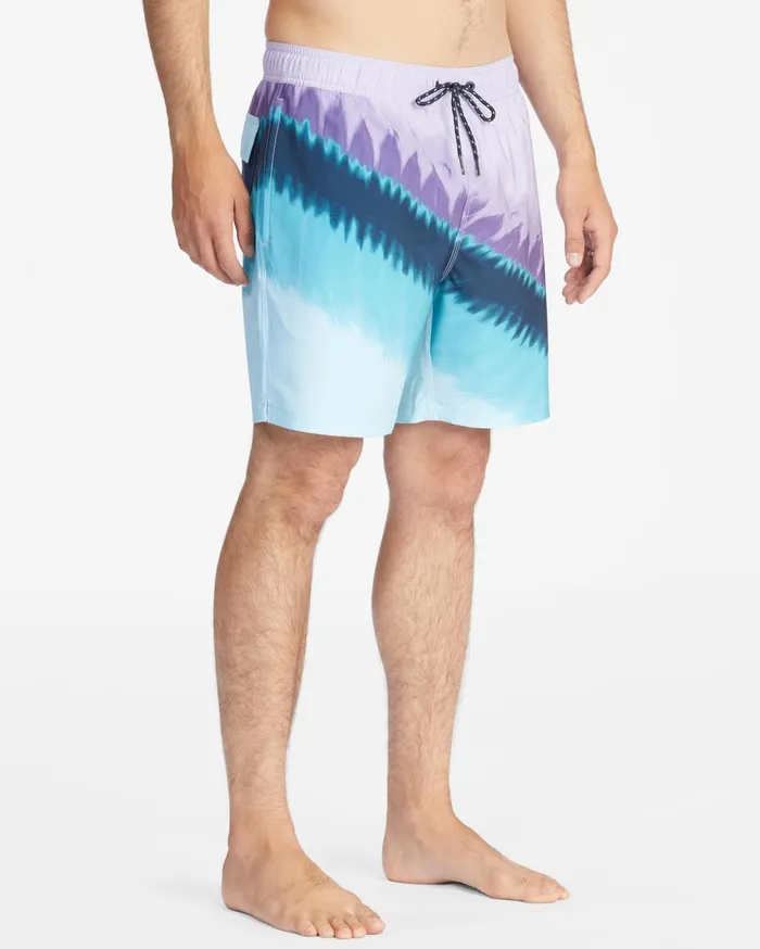 Billabong T Street Layback Boardshorts 17quot Aqua Men Elastic Waist Boardshorts Billabong T Street Layback Boardshorts 17quot Aqua Men Elastic Waist Boardshorts