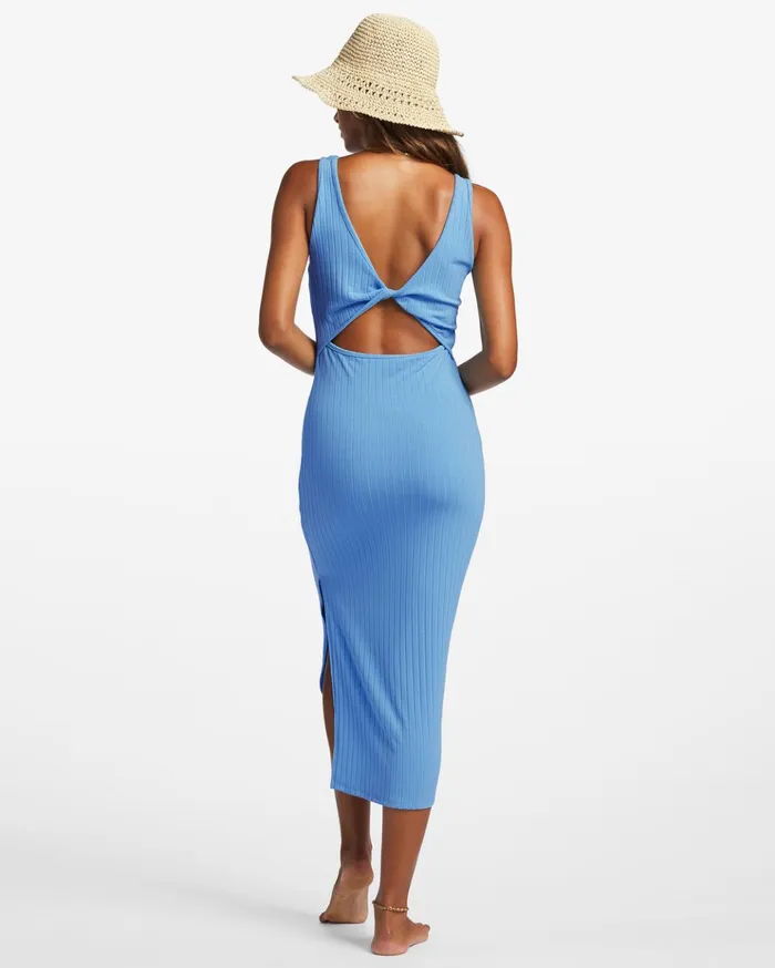Billabong Take A Look Rib Knit Dress Blue Daze Women Dresses Billabong Take A Look Rib Knit Dress Blue Daze Women Dresses