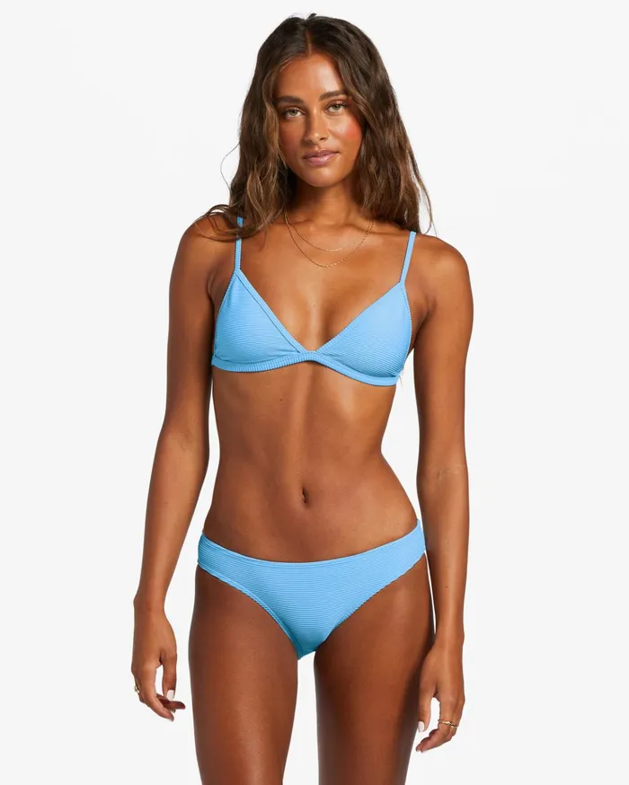 Billabong Tanlines Ceci Triangle Bikini Top Summer Sky Women Bikinis