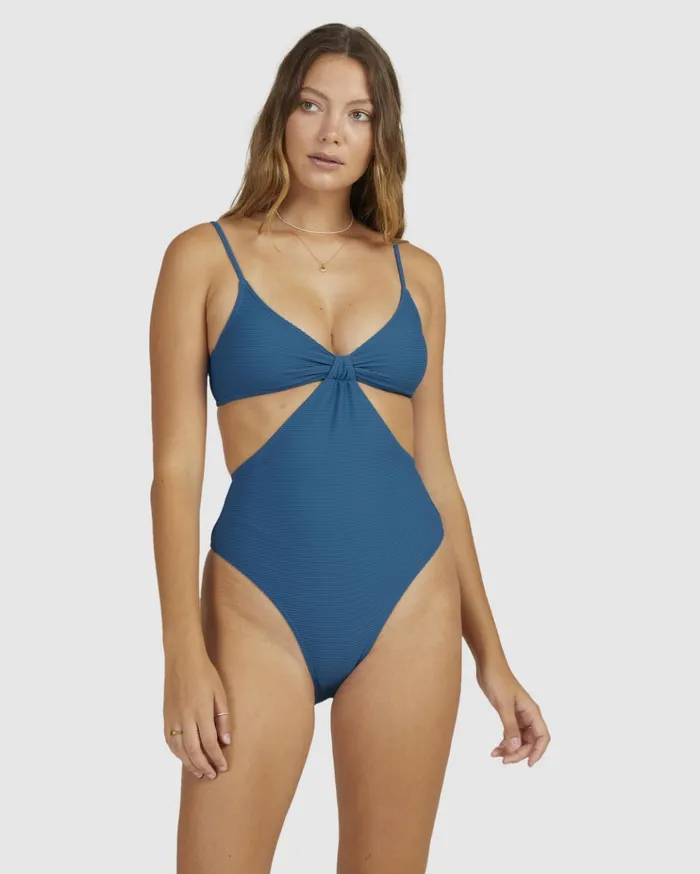 Billabong Tanlines Freya OnePiece Swimsuit Cobalt Women Solid Swimwear Billabong Tanlines Freya OnePiece Swimsuit Cobalt Women Solid Swimwear