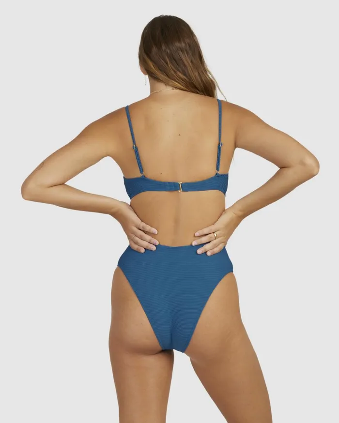 Billabong Tanlines Freya OnePiece Swimsuit Cobalt Women Solid Swimwear Billabong Tanlines Freya OnePiece Swimsuit Cobalt Women Solid Swimwear