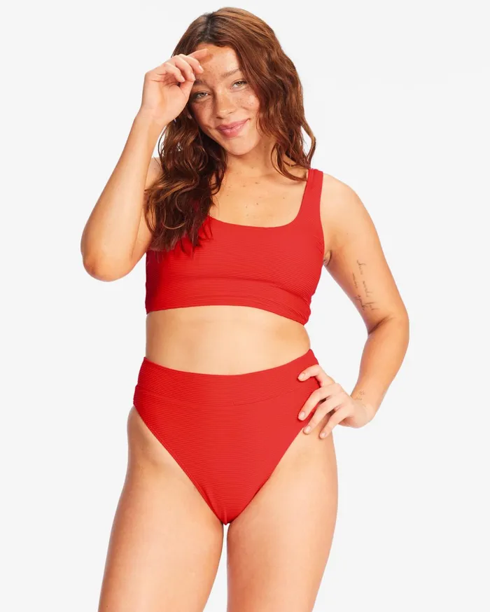 Billabong Tanlines Rise HighWaisted Bikini Bottoms Hot Pepper Women Bikini Bottoms Billabong Tanlines Rise HighWaisted Bikini Bottoms Hot Pepper Women Bikini Bottoms