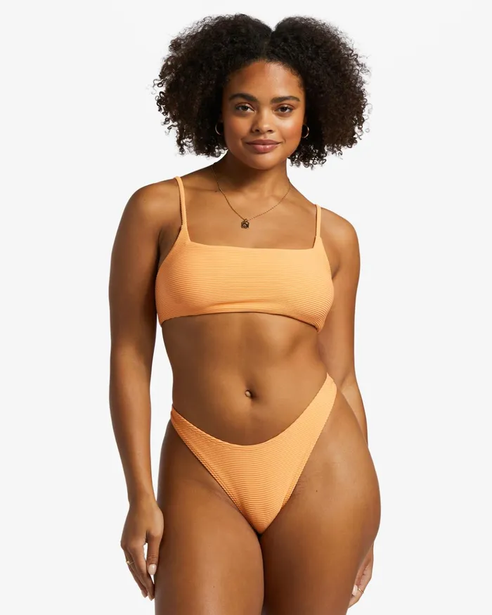 Billabong Tanlines Zoe Crop Bikini Top Orange Peel Women Bikini Tops Billabong Tanlines Zoe Crop Bikini Top Orange Peel Women Bikini Tops