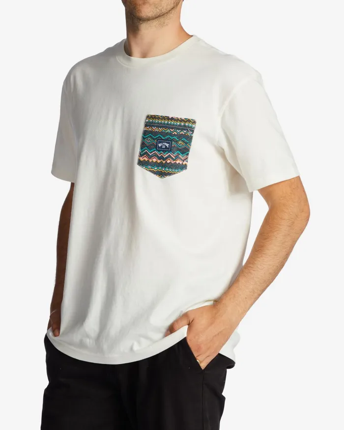 Billabong Team Pocket Pocket TShirt Off White Men TShirts Billabong Team Pocket Pocket TShirt Off White Men TShirts