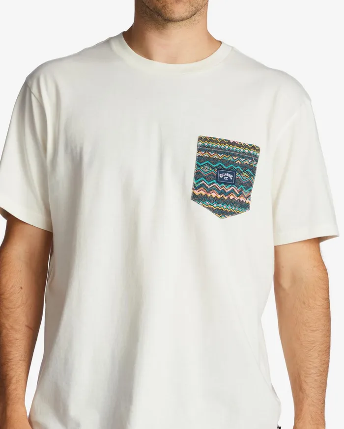 Billabong Team Pocket Pocket TShirt Off White Men TShirts Billabong Team Pocket Pocket TShirt Off White Men TShirts