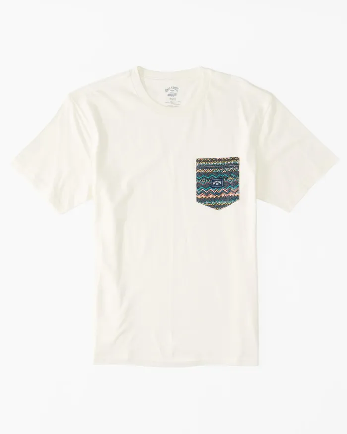 Billabong Team Pocket Pocket TShirt Off White Men TShirts Billabong Team Pocket Pocket TShirt Off White Men TShirts