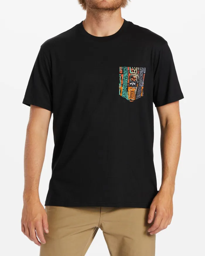 Billabong Team Pocket TShirt Black Men TShirts