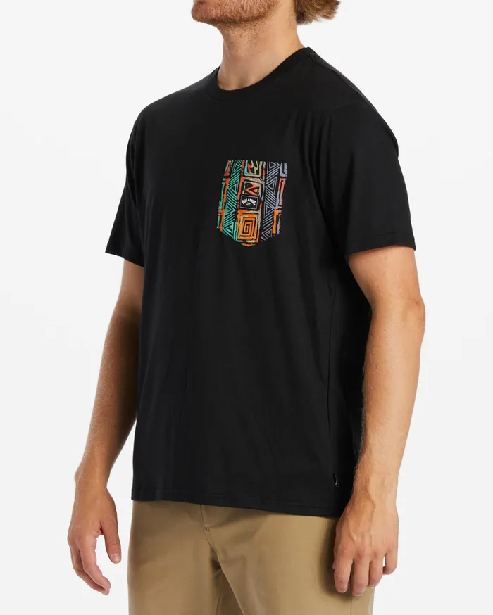 Billabong Team Pocket TShirt Black Men TShirts Billabong Team Pocket TShirt Black Men TShirts