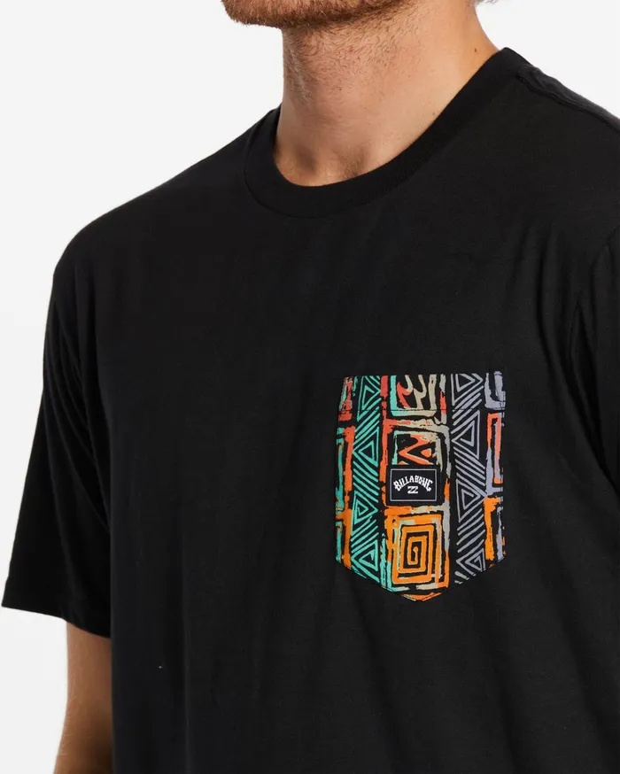 Billabong Team Pocket TShirt Black Men TShirts Billabong Team Pocket TShirt Black Men TShirts