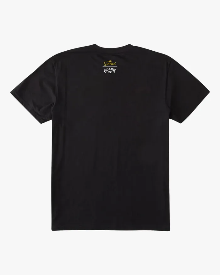 Billabong The Simpsons Duff Homer Organic Short Sleeve TShirt Black Men TShirts