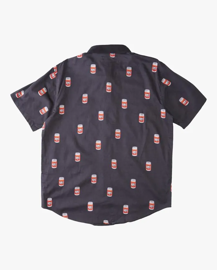 Billabong The Simpsons Duff Short Sleeve Shirt Black Men Shirts