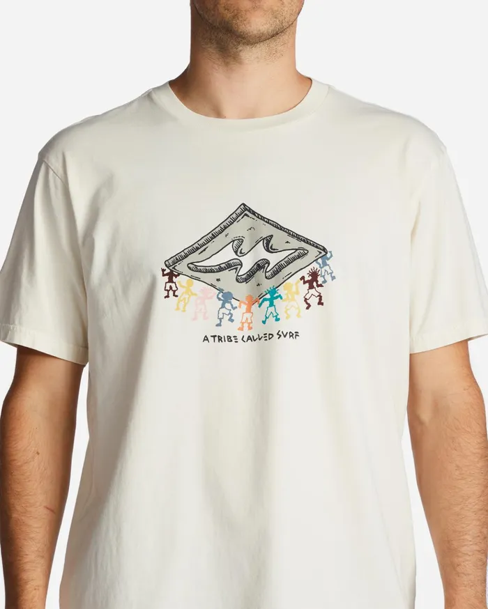 Billabong Theme Diamond TShirt Off White Men TShirts Billabong Theme Diamond TShirt Off White Men TShirts