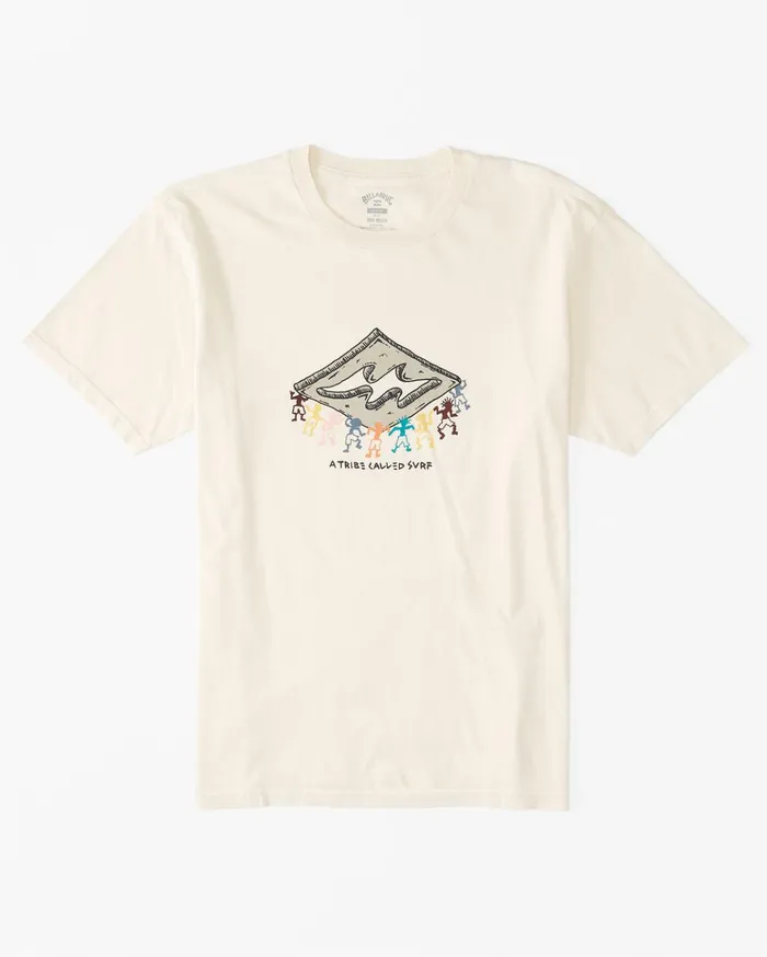 Billabong Theme Diamond TShirt Off White Men TShirts Billabong Theme Diamond TShirt Off White Men TShirts