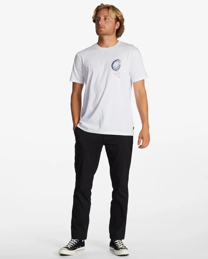 Billabong Tidal Research Organic TShirt White Men TShirts