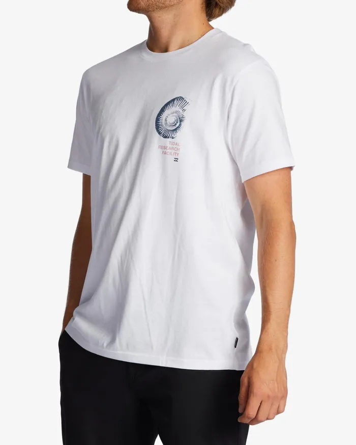 Billabong Tidal Research Organic TShirt White Men TShirts Billabong Tidal Research Organic TShirt White Men TShirts