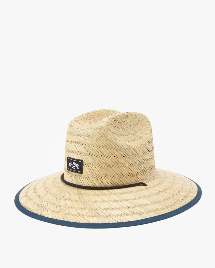 Billabong Tides Print Straw Lifeguard Hat Blue Haze Men Hats