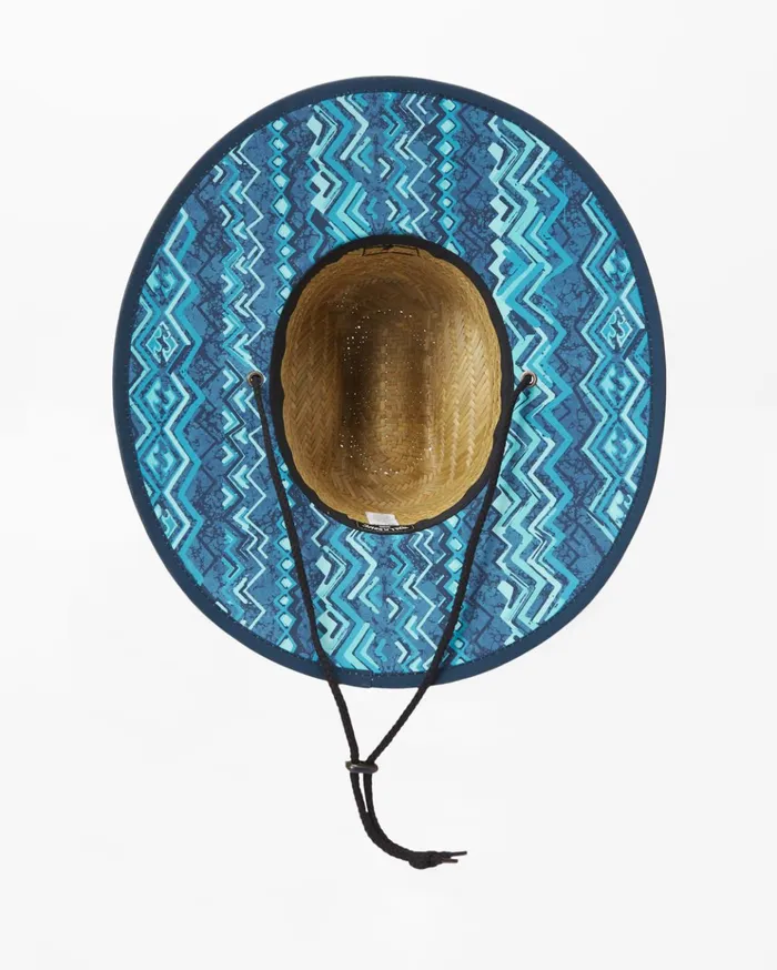 Billabong Tides Print Straw Lifeguard Hat Blue Haze Men Hats Billabong Tides Print Straw Lifeguard Hat Blue Haze Men Hats