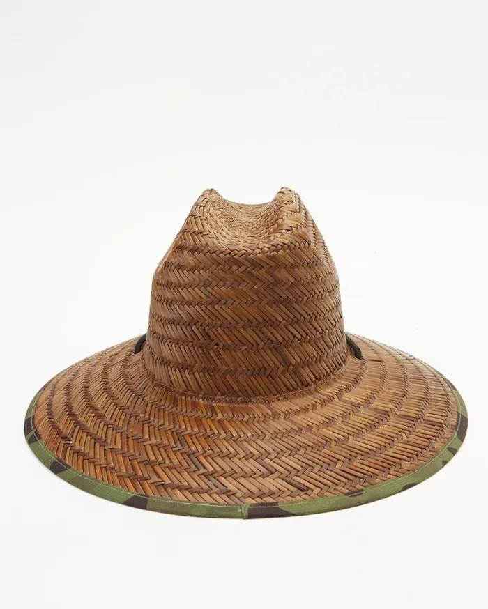 Billabong Tides Print Straw Lifeguard Hat Camo Men Hats Billabong Tides Print Straw Lifeguard Hat Camo Men Hats