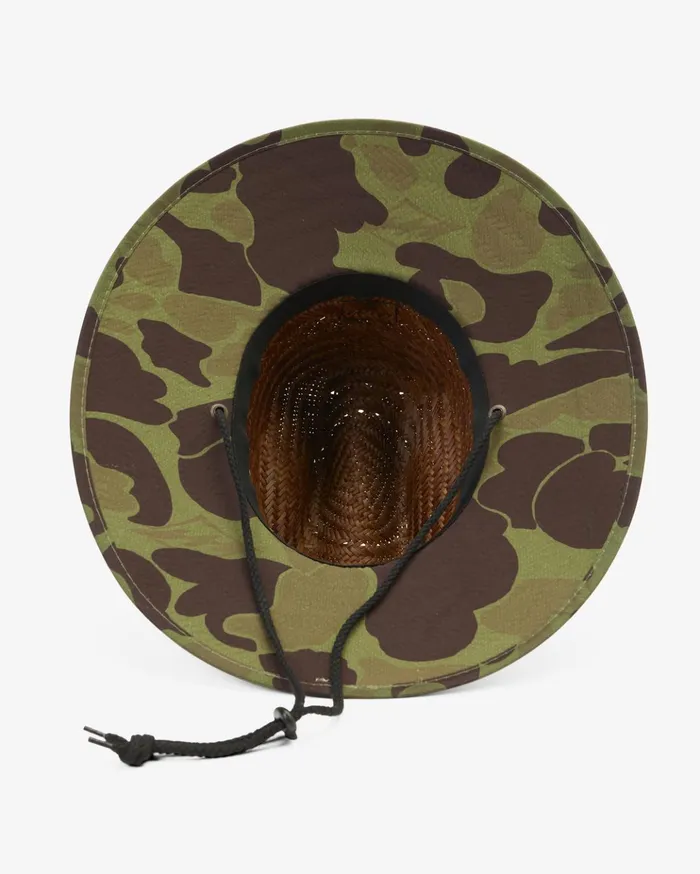 Billabong Tides Print Straw Lifeguard Hat Camo Men Hats Billabong Tides Print Straw Lifeguard Hat Camo Men Hats