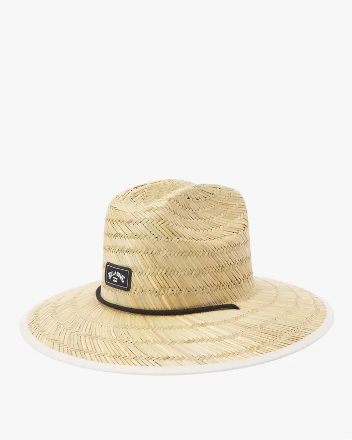 Billabong Tides Print Straw Lifeguard Hat Neon Blue Men Hats