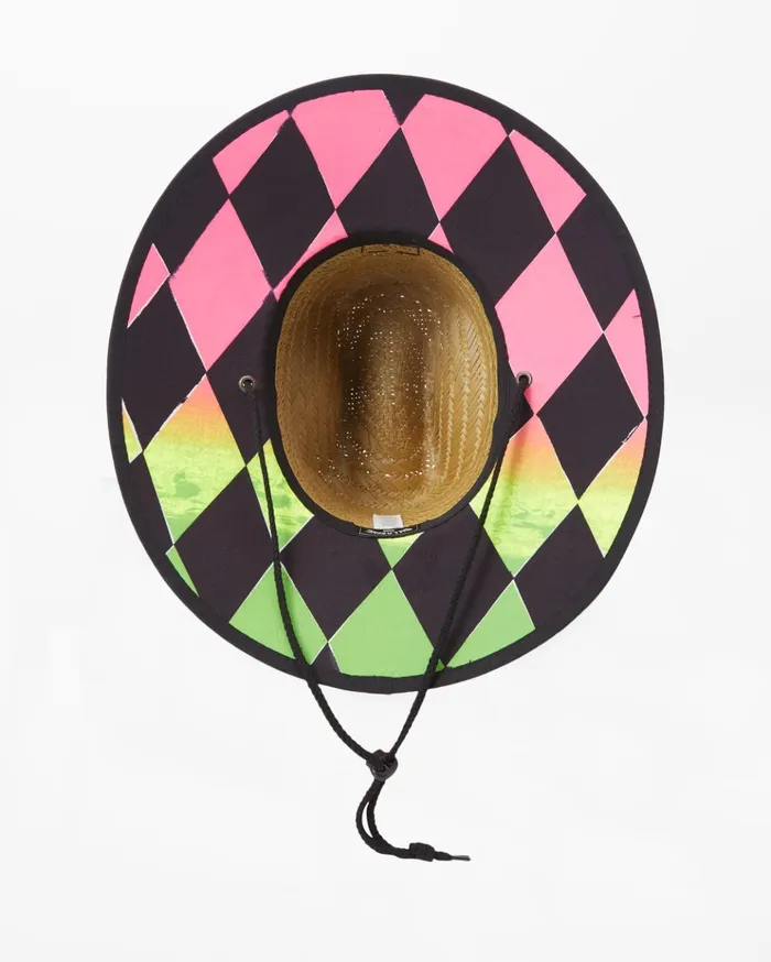 Billabong Tides Print Straw Lifeguard Hat Stealth Men Hats Billabong Tides Print Straw Lifeguard Hat Stealth Men Hats