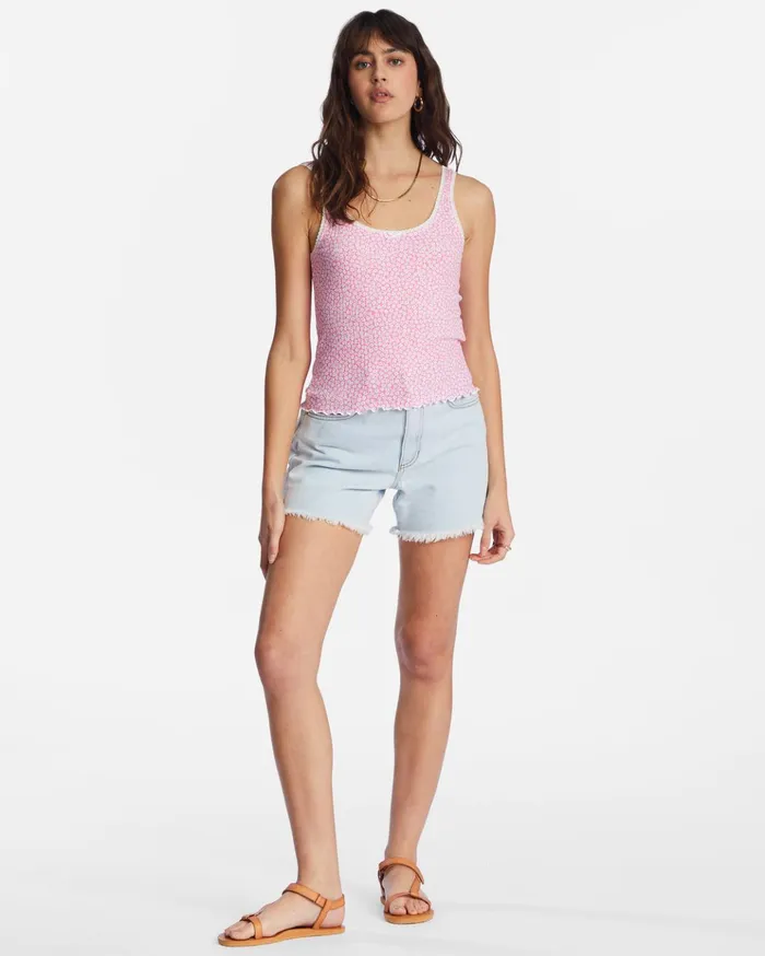 Billabong Till Dawn Tank Top Happy Pink Women Tops Billabong Till Dawn Tank Top Happy Pink Women Tops