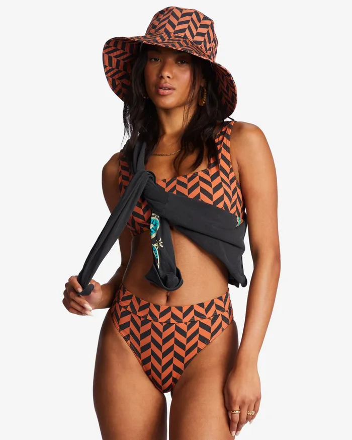 Billabong Time To Shine Bucket Hat Brick Women Hats and Beanies