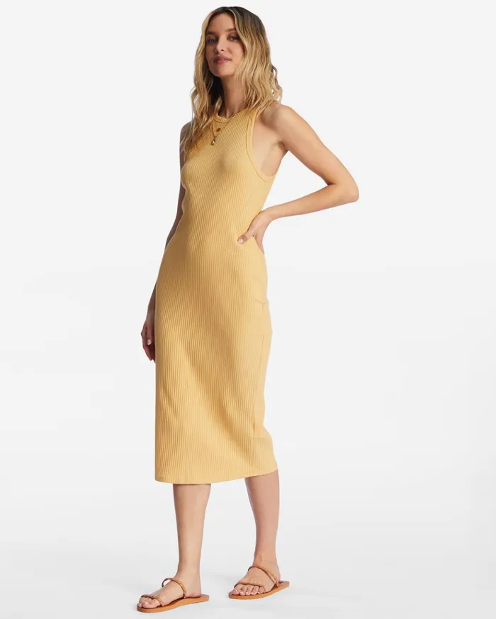 Billabong Tomboy Tank Midi Dress Gold Coast Women Dresses