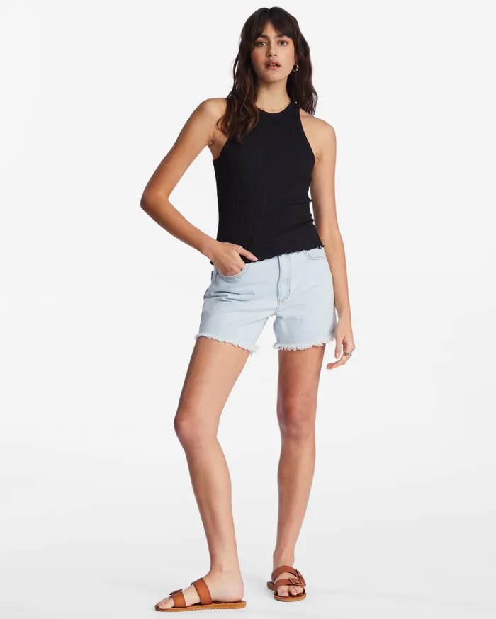 Billabong Tomboy Tank Top Black Pebble Women Essentials Billabong Tomboy Tank Top Black Pebble Women Essentials
