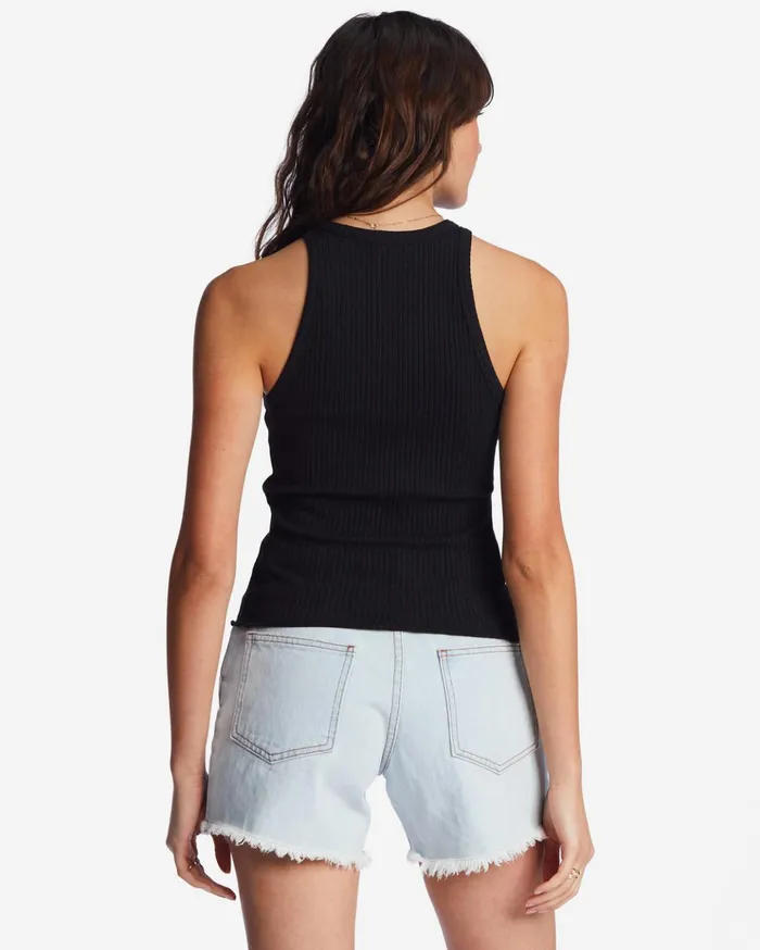 Billabong Tomboy Tank Top Black Pebble Women Essentials Billabong Tomboy Tank Top Black Pebble Women Essentials