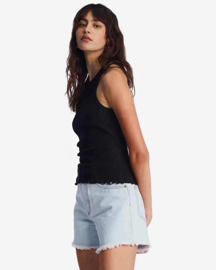 Billabong Tomboy Tank Top Black Pebble Women Essentials Billabong Tomboy Tank Top Black Pebble Women Essentials