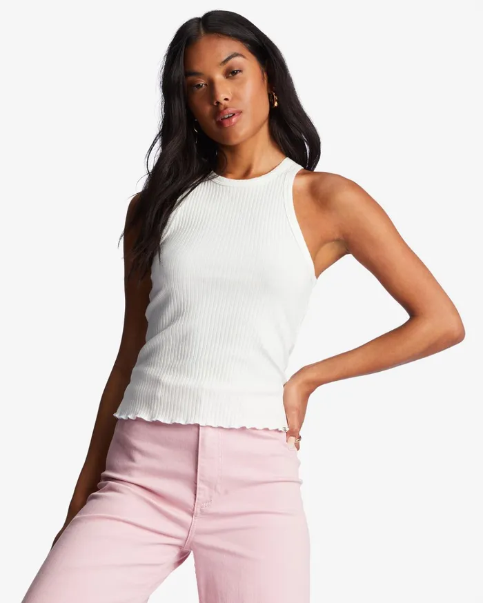 Billabong Tomboy Tank Top Salt Crystal Women Essentials Billabong Tomboy Tank Top Salt Crystal Women Essentials