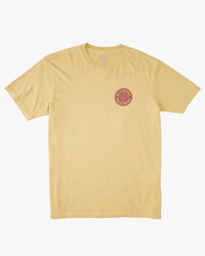 Billabong Trademark Wave Washed Short Sleeve TShirt Straw Men TShirts Billabong Trademark Wave Washed Short Sleeve TShirt Straw Men TShirts